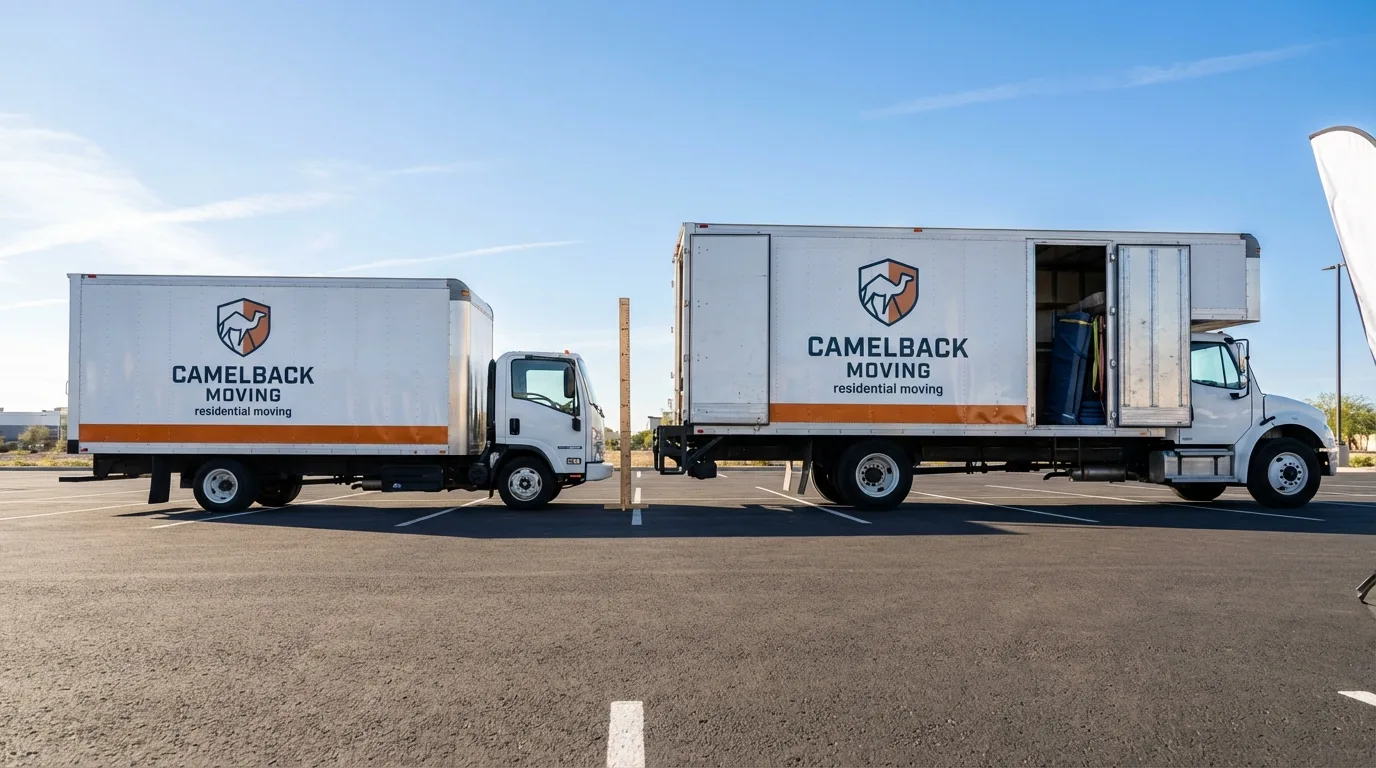 Moving truck size capacity guide in Vienna
